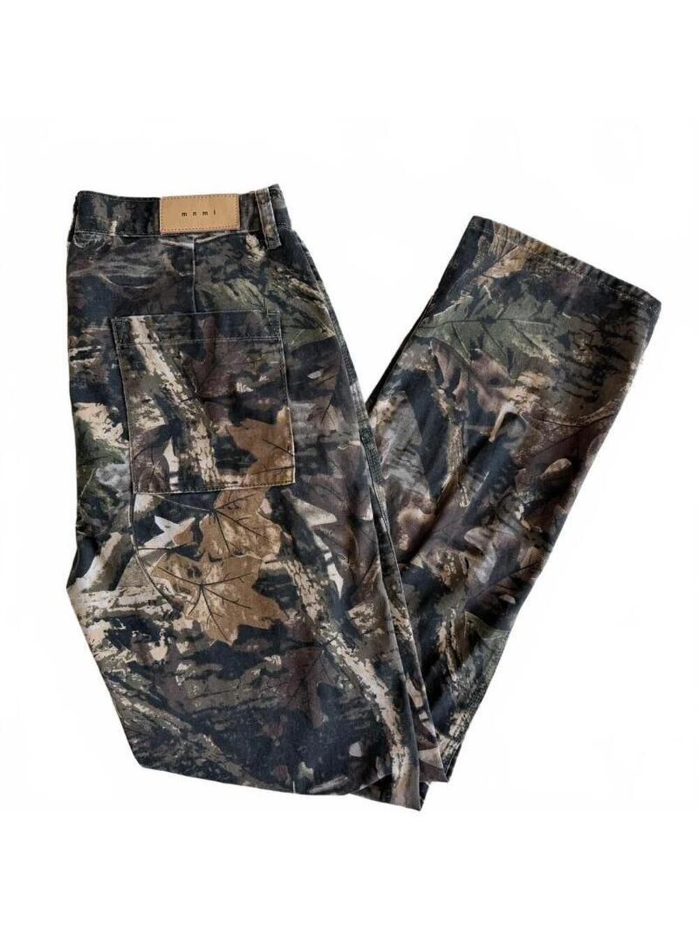 mnml Men's Camo Cargo Pocket Pants Cotton Size 32x30 Regular